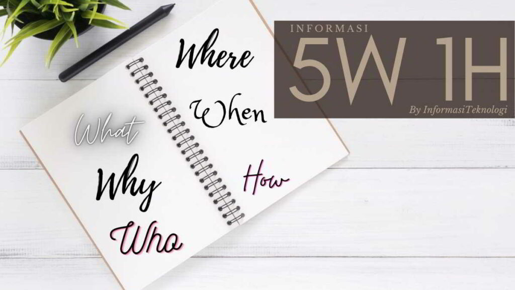 Pengertian penulisan dan jawaban 5W 1H Beserta Contoh