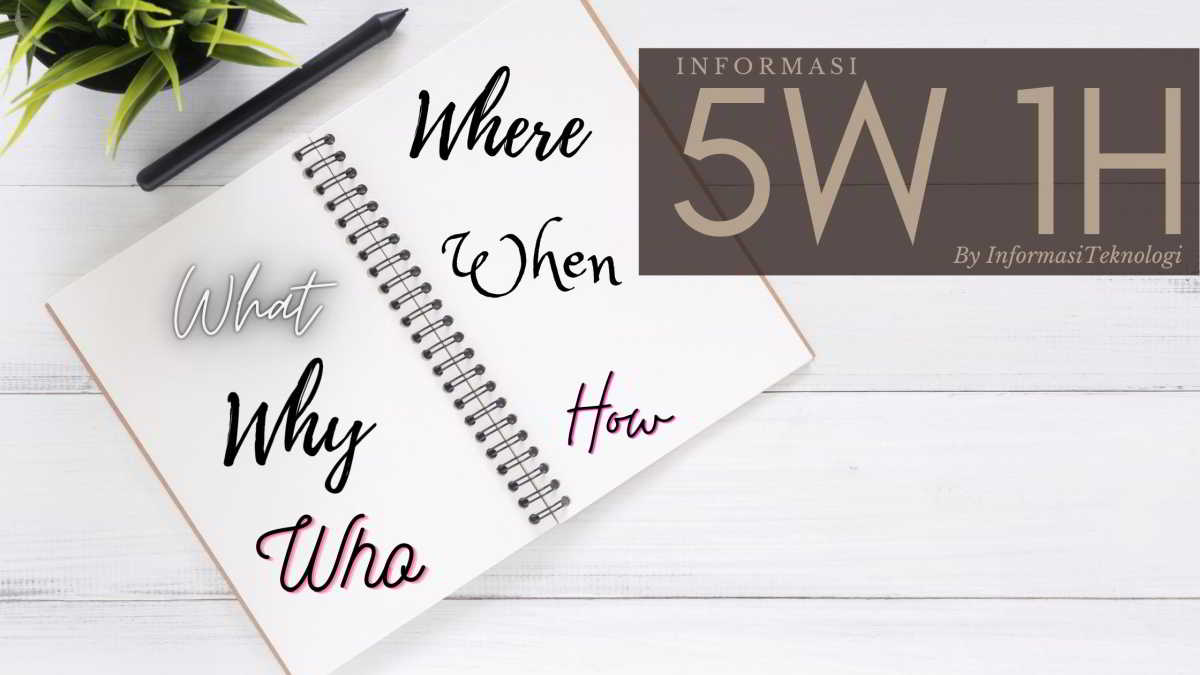 Pengertian penulisan dan jawaban 5W 1H Beserta Contoh