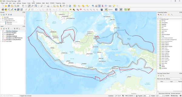 Download Data GIS Batas Laut Indonesia 2026