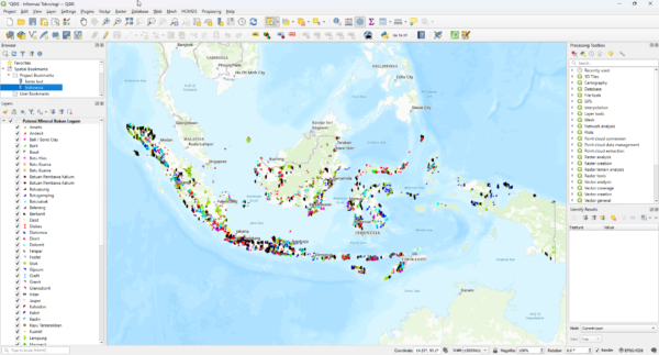 Download Data GIS Potensi Mineral Bukan Logam dan Batuan 2026