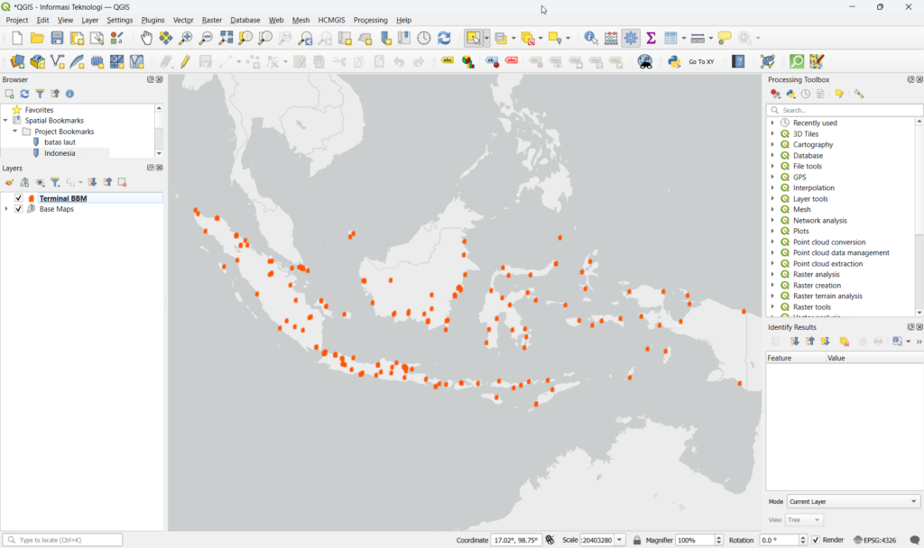 Pemanfaatan Data GIS Terminal BBM Indonesia untuk Analisis Infrastruktur Energi