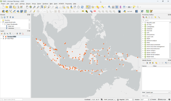 Pemanfaatan Data GIS Terminal BBM Indonesia untuk Analisis Infrastruktur Energi